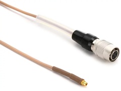 Countryman E6 Earset Cable - 2mm Diameter with cW-style Connector for Audio-Technica Wireless - Tan