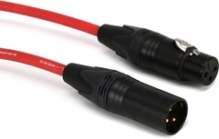 Pro Co 10' Quad XLR - XLR Cable - Red