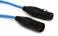 Pro Co 20' Quad XLR - XLR Cable - Blue