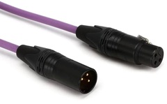 Pro Co 20' Quad XLR - XLR Cable - Violet