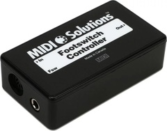 MIDI Solutions Footswitch Controller Programmable MIDI Interface