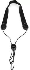 D'Addario SJA11 Fabric Neck Strap - Black