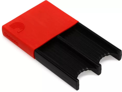 D'Addario DRGRD4ACRD Small Woodwind Reed Guard for Clarinet or Alto Saxophone - Red