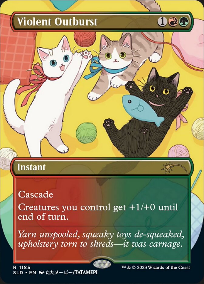 Violent Outburst - Foil - Borderless