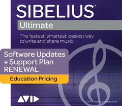 Avid 1-year Software Updates + Support for Academic Sibelius | Ultimate Perpetual License Expired Plan