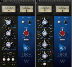 Waves API 550 A + API 550 B Equalizer Plug-in Suite