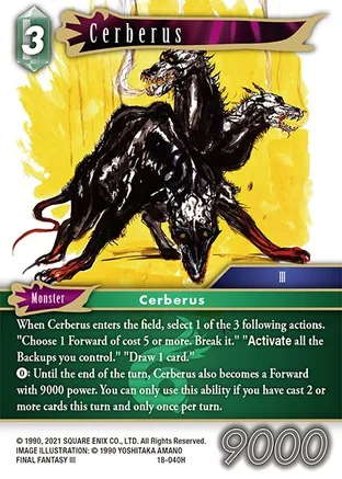 Cerberus - 18-040H