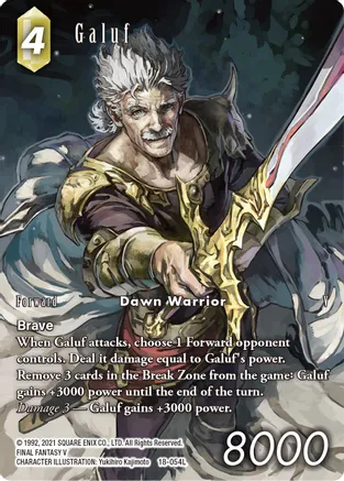Galuf - 18-054L - Full Art