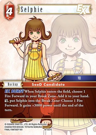 Selphie EX - 18-007C - Foil