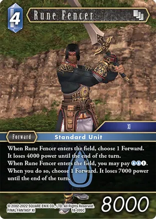 Rune Fencer - 18-095C - 18-095C - Foil
