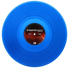 Native Instruments Traktor Scratch Control Vinyl MK2 - Blue (Single Vinyl)
