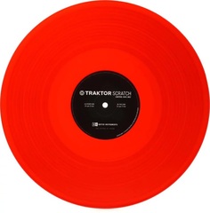 Native Instruments Traktor Scratch Control Vinyl MK2 - Red (Single Vinyl)