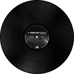 Native Instruments Traktor Scratch Control Vinyl MK2 - Black (Single Vinyl)