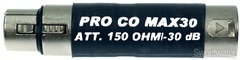 Pro Co MAX30 Mic Attenuator - 30dB