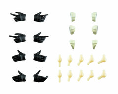LittleArmory [LAOP08] Sousai Shojo Teien Tactical Glove (Black) Plastic Model