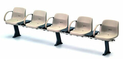 1/12 Scale Railway Accessory Series EK-09 New Station Bench (Beige)