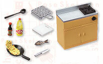 Pose Skeleton Accessory - Kitchen/Fried Rice Set