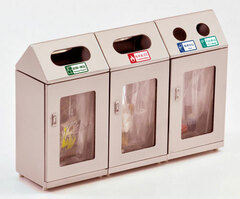 1/12 Scale Railway Accessory Series EK-06 Station Garbage Can (Steel Type)