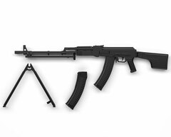 LittleArmory [LA059] RPK74M Type 1/12 Plastic Model