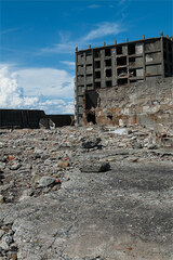 Diorama Sheet PRO-S Gunkanjima A11 DSPS-BSI-011a