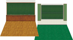 Diorama Sheet EX F007 Classroom Set A
