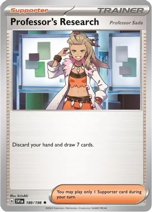 Professors Research (Professor Sada) - 189/198 - Holo Rare