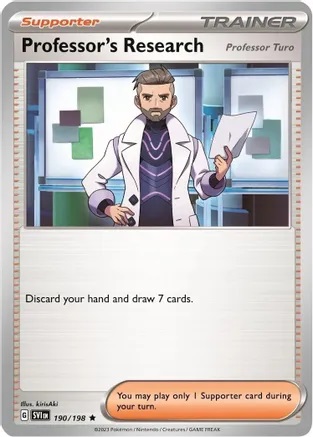 Professors Research (Professor Turo) - 190/198 - Holo Rare
