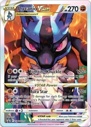 Lucario VSTAR - SWSH291 - SWSH Black Star Promo