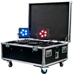 ADJ Wi Flight Case Heavy Duty Road Case for 8 WiFly LED Pars