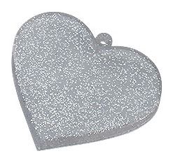 Nendoroid More Heart Base (Silver Glitter)