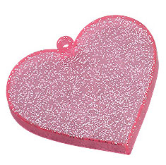 Nendoroid More Heart Base (Pink Glitter)
