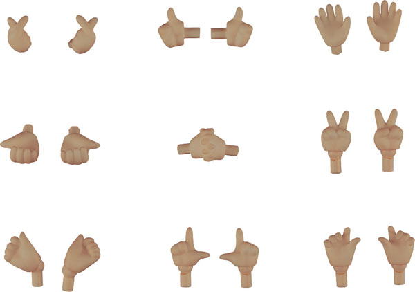 Nendoroid Doll Hand Parts Set 02 (cinnamon)