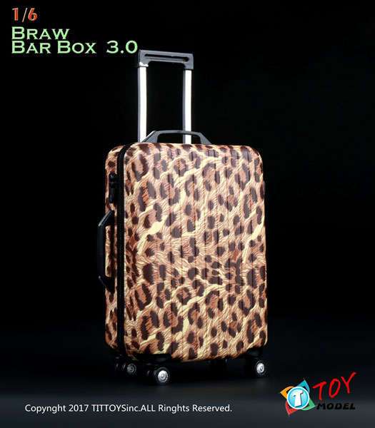 1/6 Suitcase 3.0 Leopard Pattern
