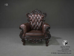 1/6 Single Sofa 2.0 Brown