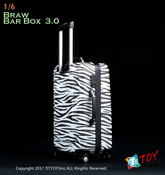 1/6 Suitcase 3.0 Zebra Pattern