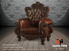 1/6 Single Sofa Brown