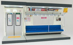 Parts Models Series 1/12 Interior Model Commuting Train (Blue Sheet)