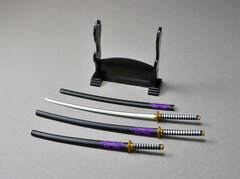 1/12 Pre-painted Sword THE Katana Part.2 (Black)