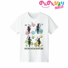 Non Non Biyori Non Stop Ani-Sketch T-shirt Ladies' M
