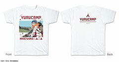 Yuru Camp T-shirt M Size Design 01 (Nadeshiko Kagamihara)