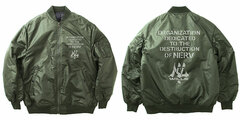 EVANGELION WILLE MA-1 Jacket /MOSS-XL