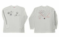 Godzilla Singular Point Formula and Tesseract Design Long T-Shirt M