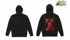 Rozen Maiden Shinku Foiled Print Zip Hoodie Ladies' XL