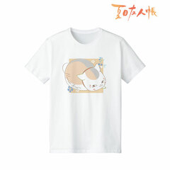 Natsume Yuujinchou Nyanko Sensei lette-graph T-shirt Orange Ladies' L