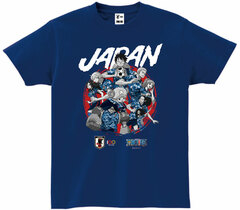 ONE PIECE T-shirt Japanese National Football Team ver. Size L