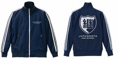 Girls und Panzer das Finale Keizoku High School Jersey /NAVY x WHITE-L