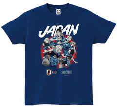 ONE PIECE T-shirt Japanese National Football Team ver. Size S