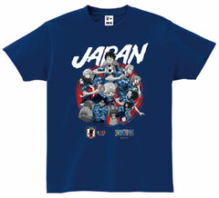 ONE PIECE T-shirt Japanese National Football Team ver. Size M