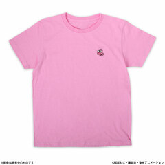 Goldfish Warning! Gyopi-chan Embroidery T-shirt Pink L