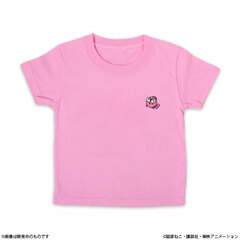 Goldfish Warning! Gyopi-chan Embroidery T-shirt Kids Size Pink 100cm